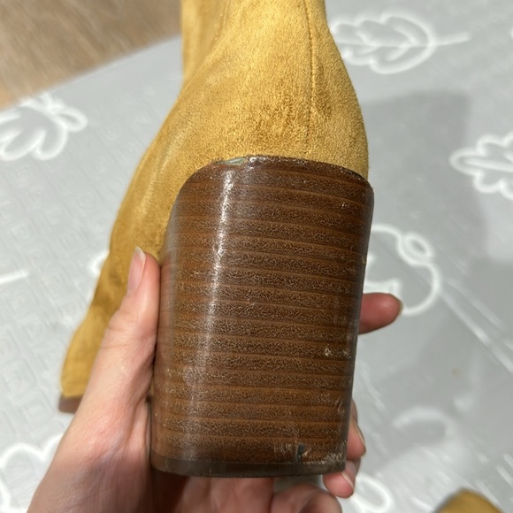 RAG & BONE THE ROVER HIGH BOHO BOOTS CAMEL SUEDE CHELSEA BOOTS - Picture 10 of 12